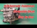 1970 Evinrude Fisherman Carb Cleaning {Step by Step}