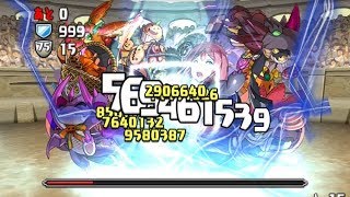 【パズドラ】8月のクエストダンジョン　チャレンジLv10 - 怒雷の全能神・ゼウス -GIGA-