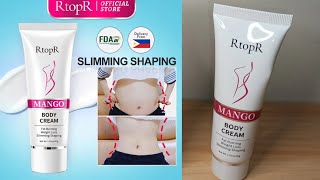 RTopR Mango Body Cream for Fat-Burning, Weight Loss, Slimming, and Shaping Anti-cellulite Body Cream