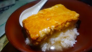 ほんだしだけで作るあんかけだし巻き卵丼【バシャウマ激貧飯】