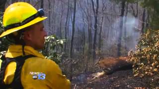 Fire Burns 100 Acres of Huckleberry Mountain