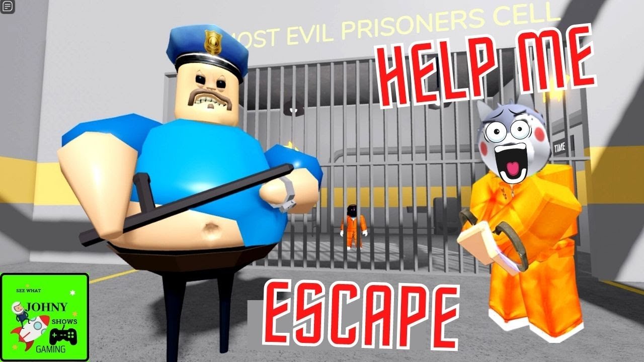 Help Me Escape Barry S Prison Run Roblox Escape Simulator Game Youtube
