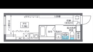 京急蒲田駅と梅屋敷駅徒歩圏内の1R18.87㎡デザイナーズ賃貸！　COCUCUBE東蒲田　Wi-Fiインターネット無料