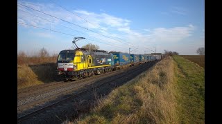 BEACON Rail Siemens Vectron 193 717-6 mit LKW Walter KLV bei Nieder-Mörlen in der Wetterau