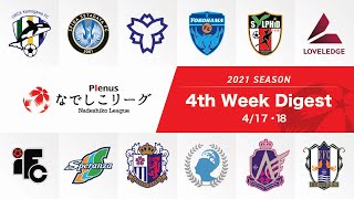 【Japanese women's football】2021 Plenus Nadeshiko League Division 1 4round highlights