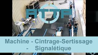 ATTP   Machine de Cintrage Sertissage   Signalétique