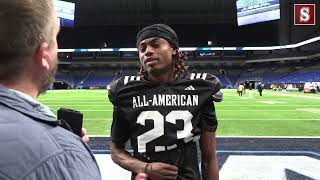 NAVY ALL-AMERICA GAME: 2025 CB signee Trystan Haynes