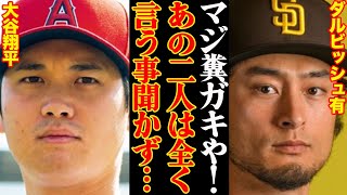 大谷翔平\u0026ダルビッシュ有、二人の知られざる意外な共通点が明らかに！「両者ともなんも言わねぇ」