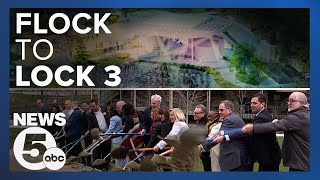 Akron celebrates groundbreaking for major renovation and upgrades to Lock 3
