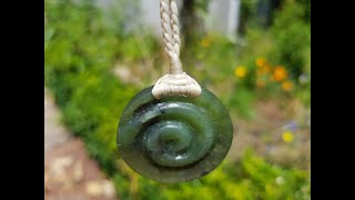 How to Lash a Pounamu Koru or Bar