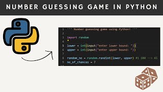 Number guessing game project in Python