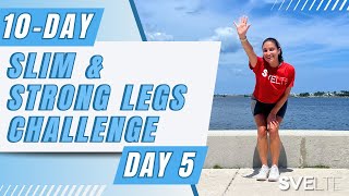 Fat Burning And Toning Quads Workout -- 10-Day Slim And Strong Legs Challenge Day 5