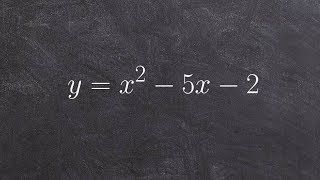 Learn how to use a table to graph a quadratic equation