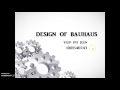 design of bauhaus video presentation