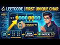 LeetCode 387 – First Unique Character in a String