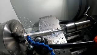 First part on new Haas TL 1 Cnc Lathe