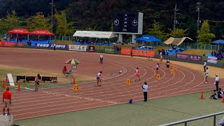 第66回 広島県高等学校対抗陸上競技選手権大会　女子4×100ｍリレー予選5組