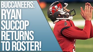 Tampa Bay Buccaneers | Ryan Succop RETURNS TO ACTIVE ROSTER, Bucs place two players on IR!