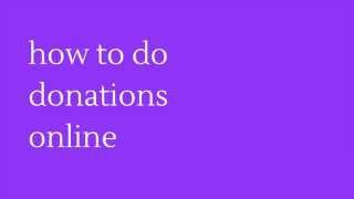 HowTo Do Donations Online | Use MSIA Tithing & Seeding Payment System