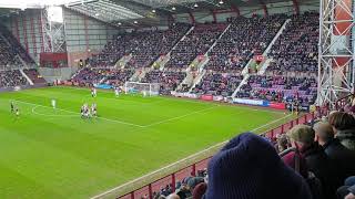 Hearts vs airdrie  1st goal