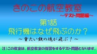 きのこの航空教室問題～第１話～