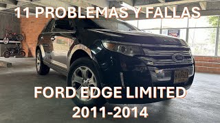 Fallas y Problemas comunes en tu Ford Edge Limited 2011