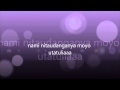 BASI NENDA-mo music-VIDEO LYRICS