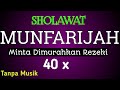 Shalawat Munfarijah 40x Ulang || Tanpa Musik