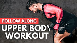 If YOU WANT to build a STRONG UPPER BODY From Home DO THIS WORKOUT (Week 2, Workout 4)