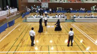 H28第55回西日本勤労者剣道大会【準決勝②】中堅　九州電力B×東レ滋賀A