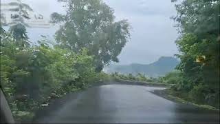 Driving through Kumbharli ghat