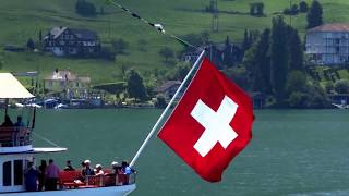 Die fünf Raddampfer auf dem Vierwaldstättersee / The five paddle steamers on Lake Lucerne