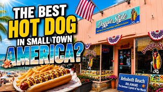 We Found the BEST BEACH HOT DOG Spot in Delaware! 🌭 | Doggie Style Rehoboth Beach, DE