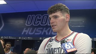 UConn's Donovan Clingan reacts to Final Four win over Miami | Full Interview
