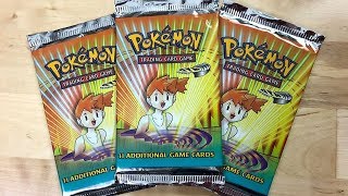 3x Misty Gym Heroes Vintage Pokemon Pack Opening