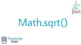 Math.sqrt() function in JAVA | ICSE