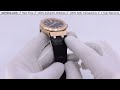 ▶ audemars piguet royal oak rose gold black dial 15510or.oo.d002cr.02 review