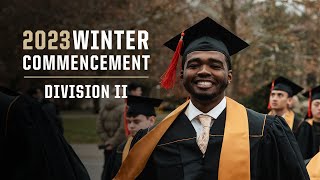 Purdue Winter Commencement 2023 - Division II