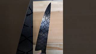 Mosaic Damascus Chef's Knife with Maple Burl by Jordan Buckley