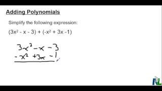 Adding Polynomials Vertically