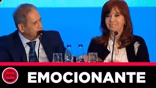 Las emocionantes palabras de agradecimiento de Palazzo a CFK