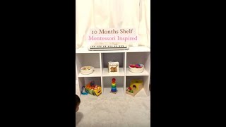 Montessori Shelf Work Ideas 9-12 Months