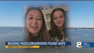 Missing teen paddleboarders found safe