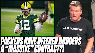 Pat McAfee Reacts To Packers Offering Aaron Rodgers Contract Bigger Than Mahomes'