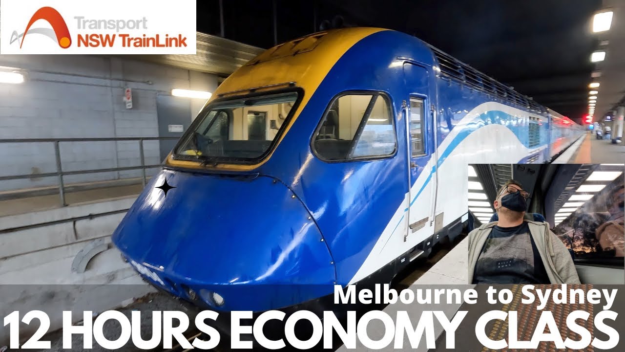 Melbourne To Sydney By Train - 12 HOURS IN ECONOMY CLASS! - YouTube