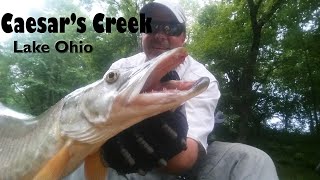 Kayak Fishing review of Caesars Creek Lake Ohio