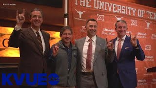 Texas Head Football Coach Steve Sarkisian arrives in Austin | KVUE