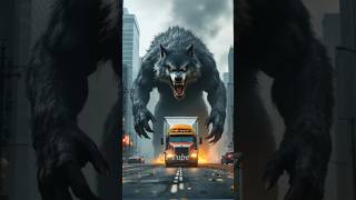 Big wolf behind the car #shorts #fypシ゚ #viralshort #trending #automobile #truck #car #trukoleng