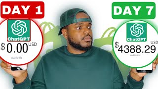 HOW TO MAKE MONEY ONLINE WITH ChatGPT | Dropshipping ($100/Day)