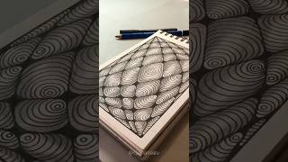 Doodle Tutorial 🌸 Zentangle Art Drawing #shorts #inspiration #motivation #shortvideo